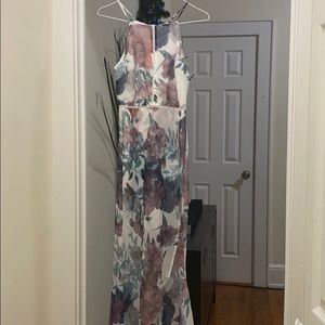 Split maxi dress